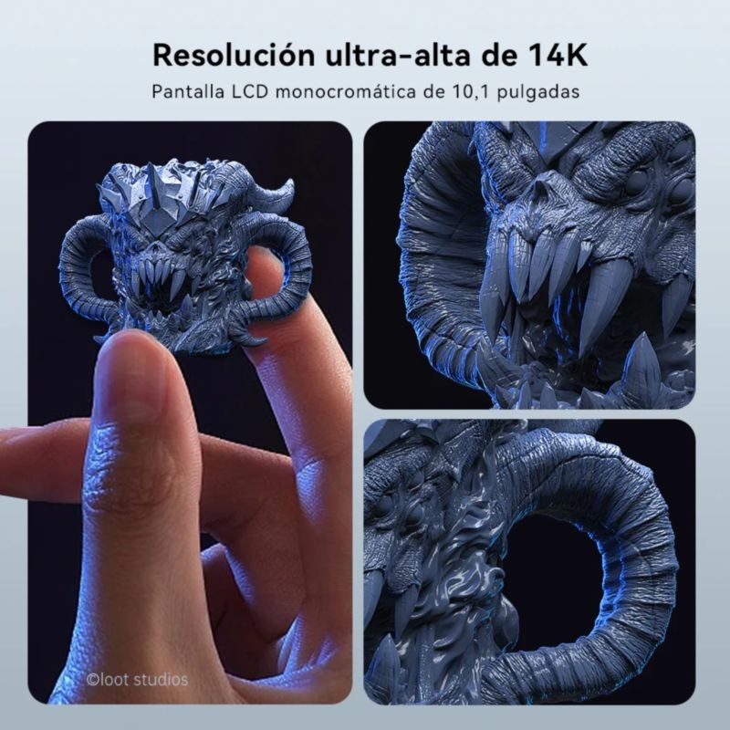 Anycubic Photon Mono M5s Pro - 14K - Alta velocidad Tamaño de impresión 200x223x126mm, Mini Ventilador y Purificador - Impresora 3D de resina - Ítem6