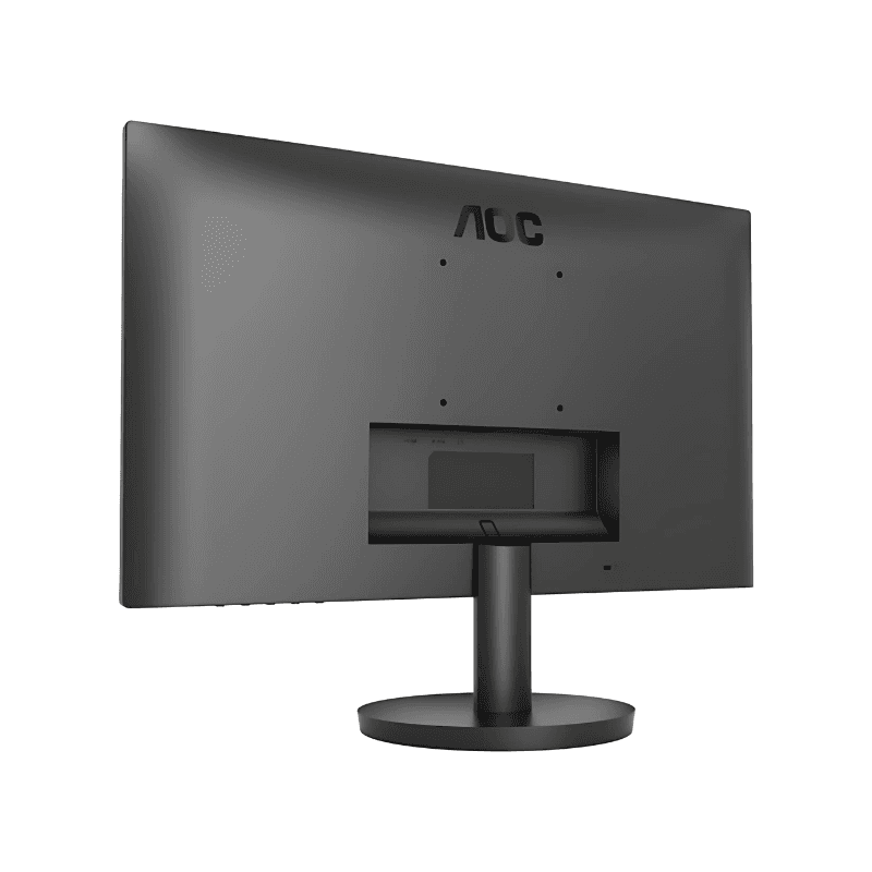 Perspectiva traseira do Monitor AOC 24B3CA2 23.8 Full HD IPS na cor Preta