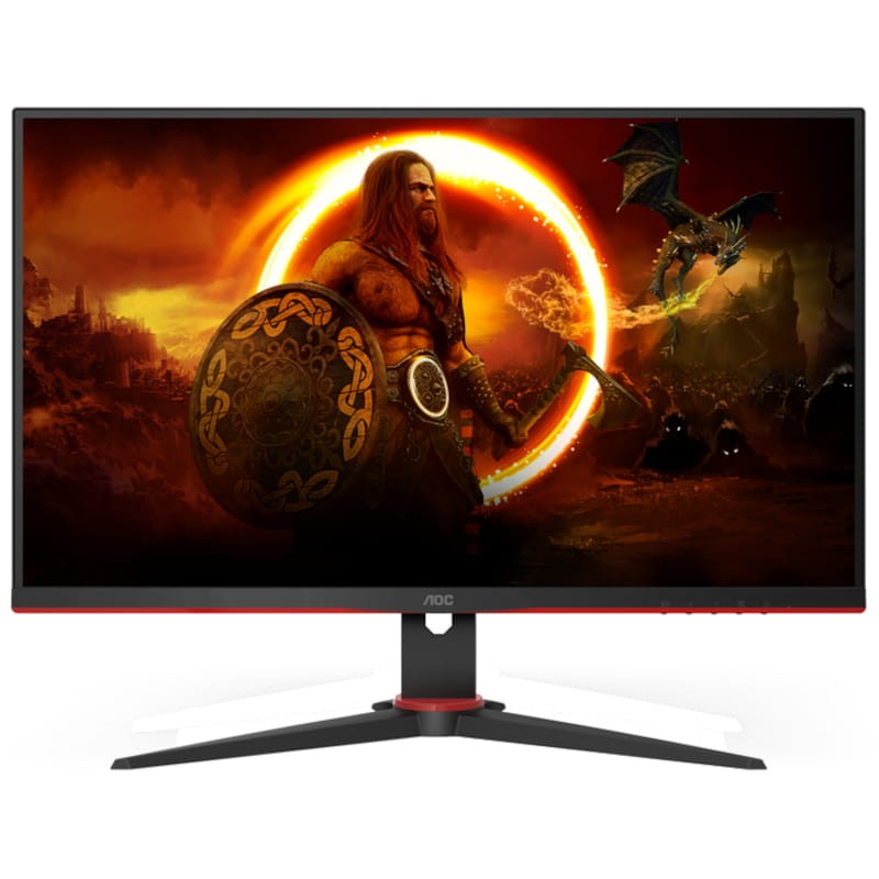 AOC 24G2SAE/BK 23.8 FullHD VA 165 Hz Freesync Premium Negro/Rojo - Monitor gaming - Ítem1