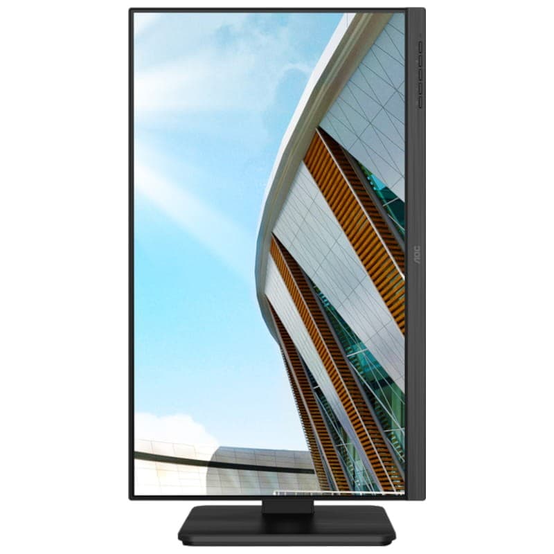 AOC 24P2Q 23.8 FullHD FreeSync - Écran vertical de vue avant du moniteur PC