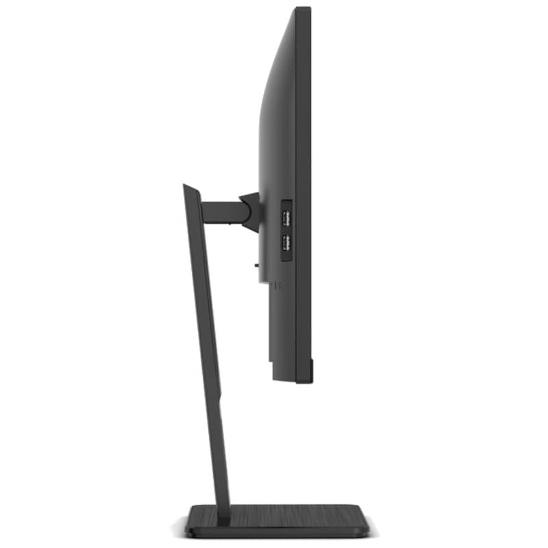 AOC 24P3CW 23.8 FullHD LED Preto - Vista lateral do monitor de PC