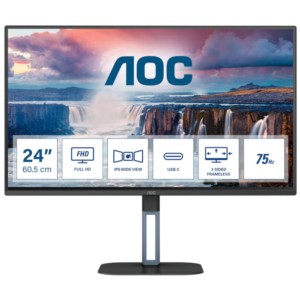 AOC 24V5CE 24 Full HD IPS 75Hz Flat FreeSync Noir - Moniteur PC