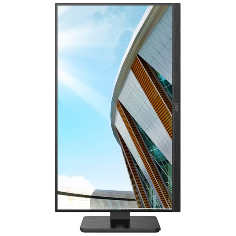 AOC 27P2Q 27 FullHD IPS Negro - Vista frontal pantalla en vertical