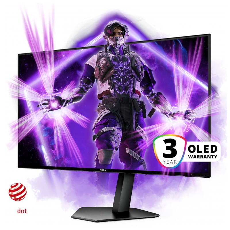 AOC AG276QZD 26.5 QHD OLED Soporte eSports Negro - Monitor PC - Ítem2