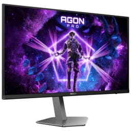 AOC AGON PRO AG276QZD2 27 QHD QD-OLED 240 Hz Cinzento - Monitor de jogos Vista frontal lado direito