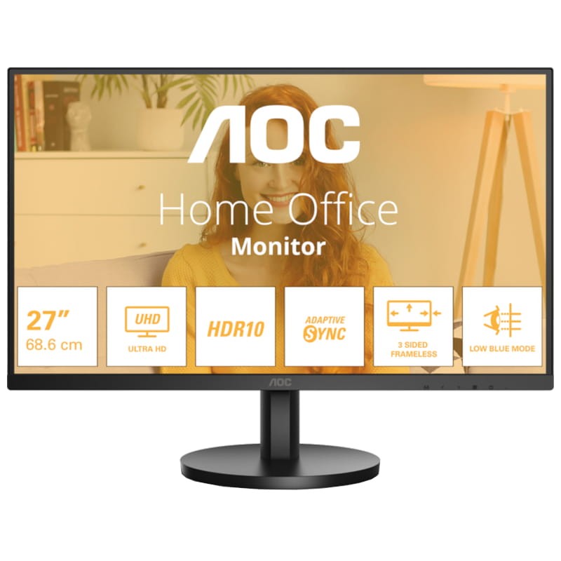 AOC B3 U27B3M 27 4K Ultra HD VA AdaptiveSync Negro - Monitor PC - Ítem