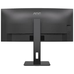 AOC CU34P3CV 34 UltraWide Quad HD VA Curvo Preto - Vista Traseira do Monitor de PC