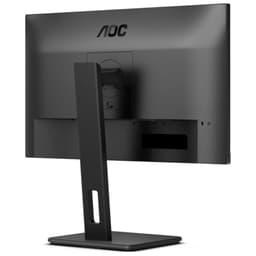 AOC E3 24E3QAF 24 FHD IPS Preto - Monitor de PC Vista Traseira Lado Direito