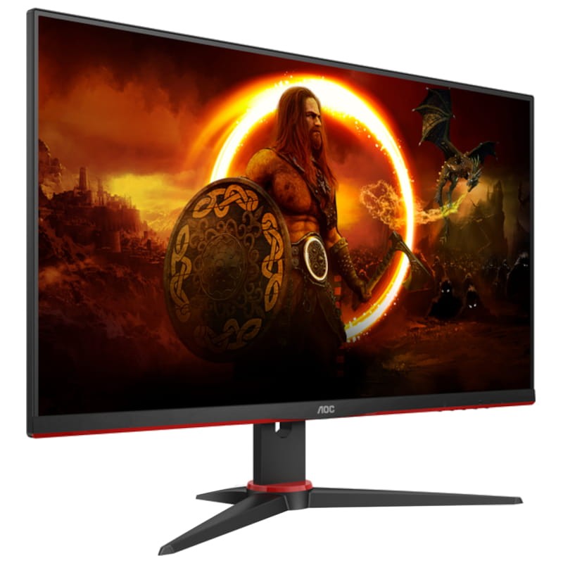 AOC G2 24G2SPAE/BK 23,8 FullHD VA 165 Hz FreeSync Noir Rouge - Moniteur PC - Ítem1