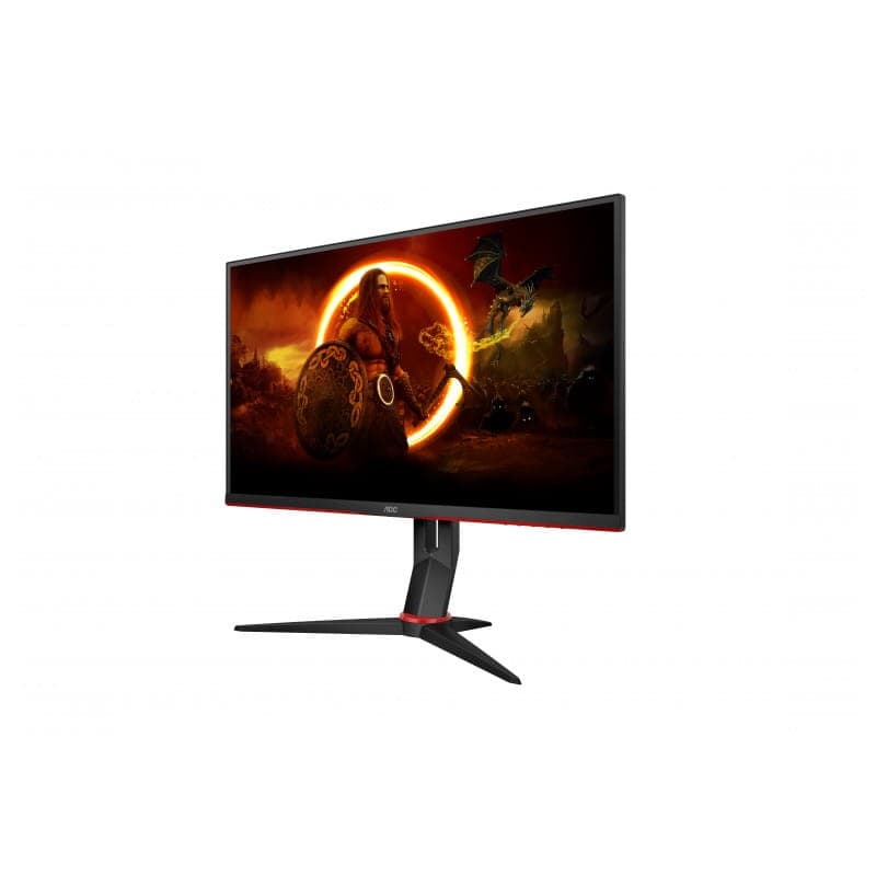 AOC G2 27G2ZN3/BK 27 Full HD LCD Fast VA Preto, Vermelho - imagem lateral do monitor PC