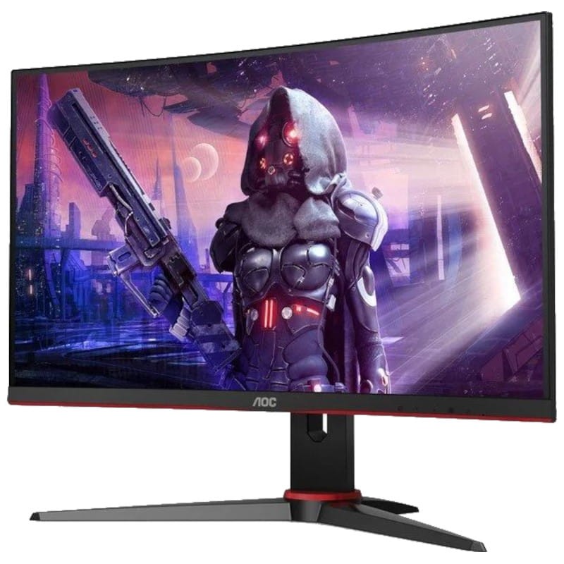 AOC G2 C24G2AE/BK 23.6 FullHD VA Curvo 165Hz FreeSync Premium Vermelho - Monitor Gaming - Item2