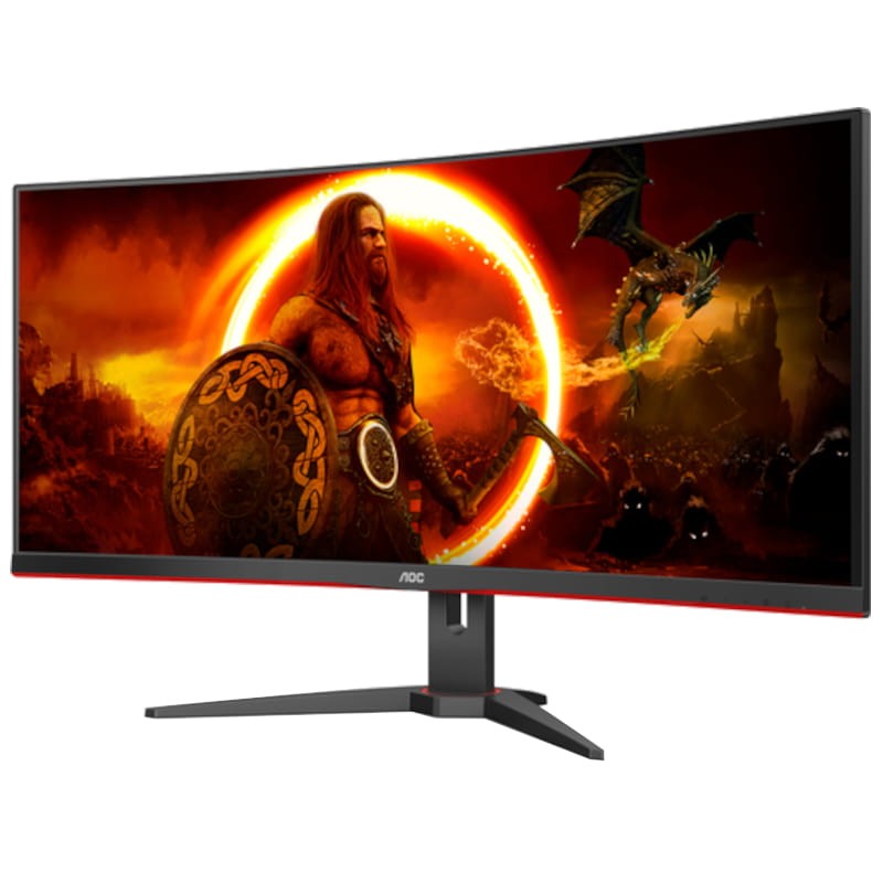 AOC G2 CU34G2XE/BK 34 WQHD VA Ultrawide Curvo 144 Hz Negro, Rojo - Monitor Gaming - Ítem2