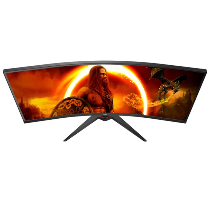AOC G2 CU34G2XE/BK 34 WQHD VA Ultrawide Curvo 144 Hz Negro, Rojo - Monitor Gaming - Ítem3