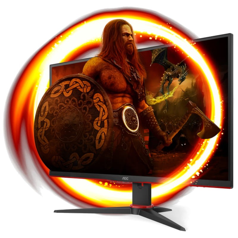 AOC G2 Q27G2E/BK 27 2K QHD VA 155 Hz Freesync Premium Negro Rojo - Monitor PC - Ítem3