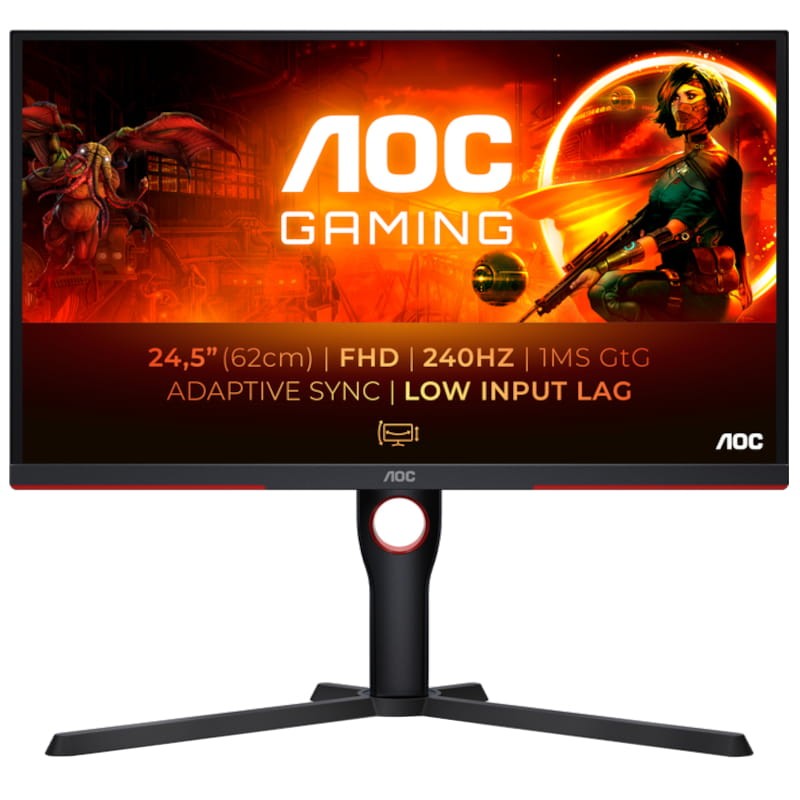 AOC G3 25G3ZM/BK 24.5 FullHD VA 240 Hz FreeSync Premium Negro - Monitor PC - Ítem