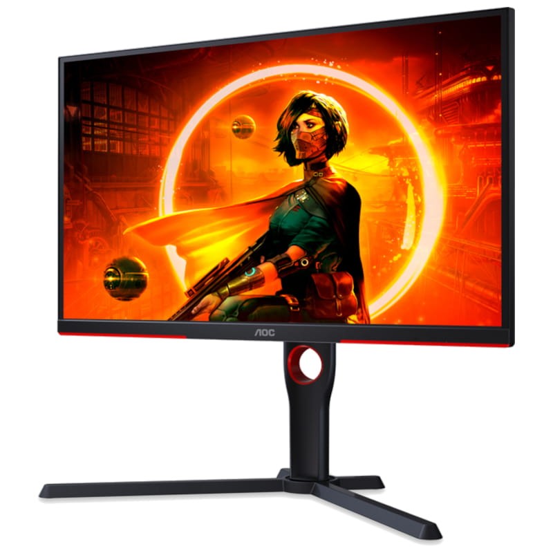 AOC G3 25G3ZM/BK 24.5 WLED Full HD VA Painel Preto vermelho - Monitor de Computador - Item2