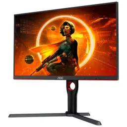 AOC G3 Q27G3XMN/BK 272K Ultra HD LED HDR 1000 Noir - Moniteur Vue Avant Côté Gauche