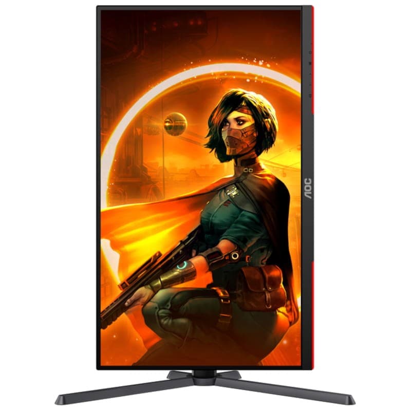 AOC G3 Q27G3XMN/BK 272K Ultra HD LED HDR 1000 Black - Monitor Front view vertical screen