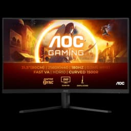 AOC G4 CQ32G4VE 32" 2K QHD VA Curva 180Hz Preto - Monitor Gaming