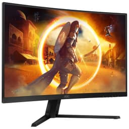 AOC G4 CQ32G4VE 32 QHD VA Adaptive Sync Preto, Cinzento - Monitor PC Vista frontal lado direito