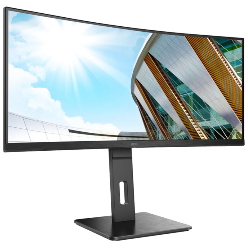 AOC P2 CU34P2A 34 Quad HD VA 100 Hz Preto - Monitor para PC - Item1