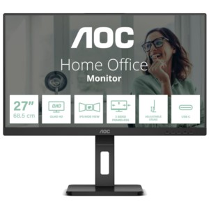 AOC Q27P3CV 27 Quad HD LED IPS Noir - Moniteur d'ordinateur