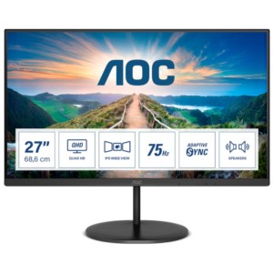 AOC V4 Q27V4EA 27 IPS LED Ultra HD Noir - Moniteur PC