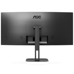 AOC V5 CU34V5C LED 34 Wide Quad HD VA 100 Hz FreeSync Noir - Moniteur PC vue arrière