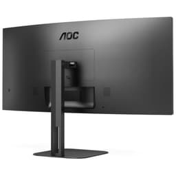 AOC V5 CU34V5C LED 34 Wide Quad HD VA 100 Hz FreeSync Noir - Moniteur PC vue arrière côté droit