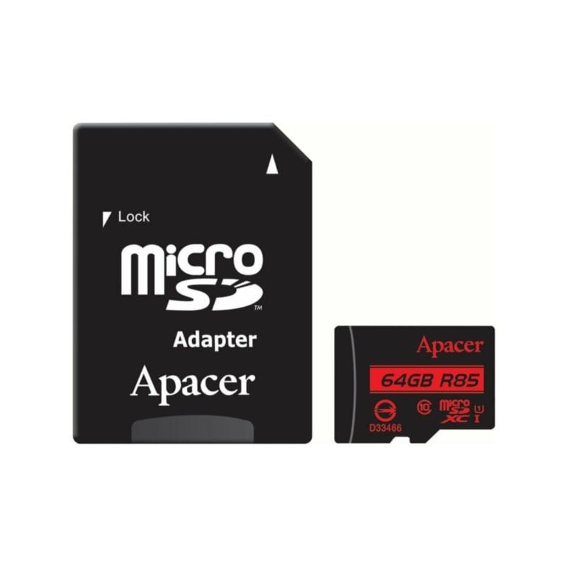Apacer microSDXC UHS-I U1 Class10 64 Go Classe 10 - Carte SD - Ítem1
