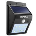 Aplique LED Solar Mpow con Sensor Movimiento MSL3 - Ítem
