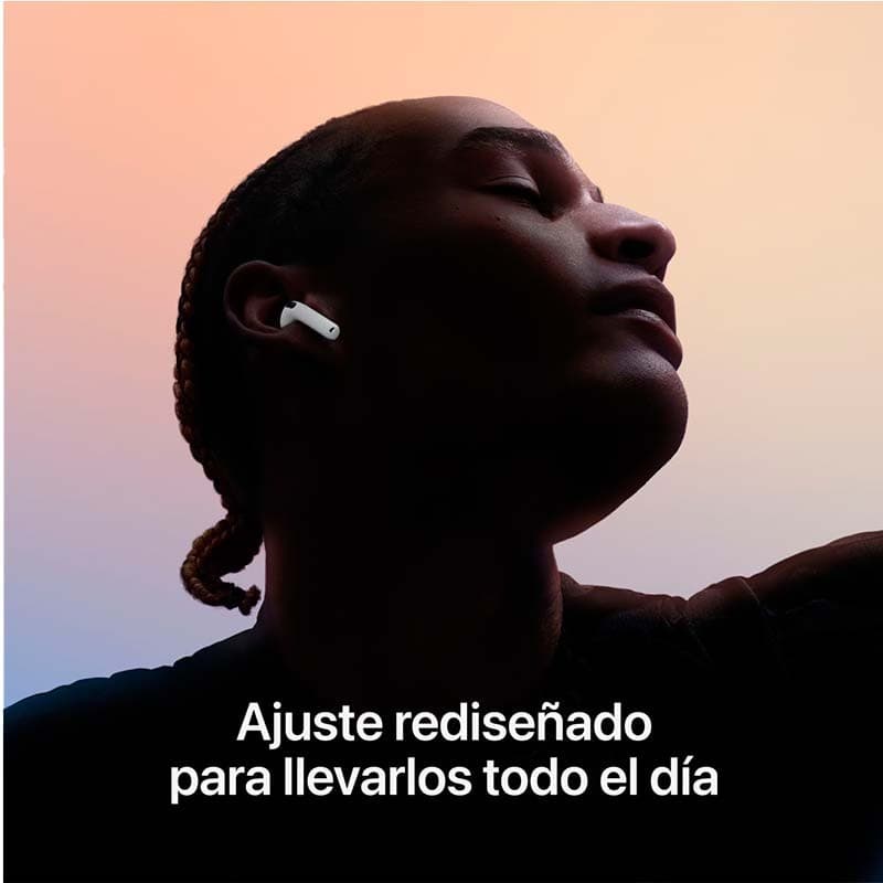 ajuste redesenhado dos Apple AirPods 4