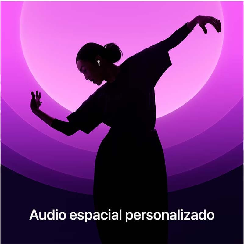áudio espacial dos Apple AirPods 4