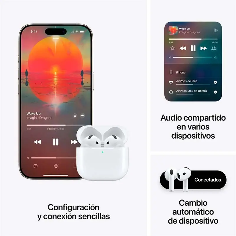 connexion rapide des Apple AirPods 4