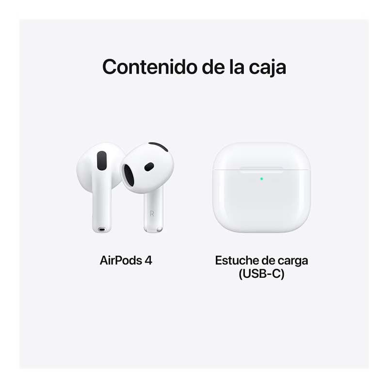 conteúdo da embalagem dos Apple AirPods 4