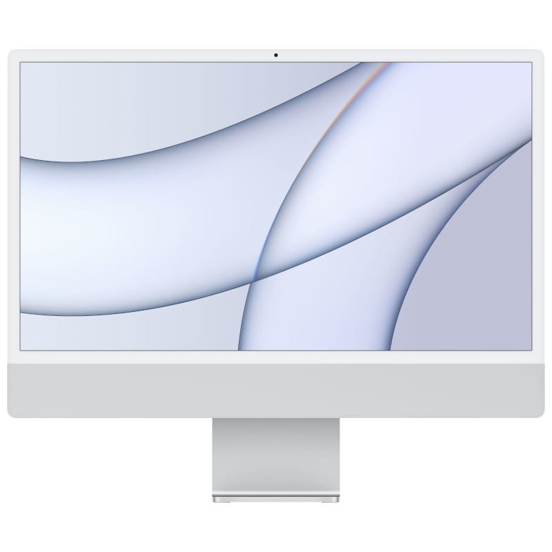 Apple iMac 2021 24 4.5K M1/8GB/512GB SSD Prata - MGPD3Y/A