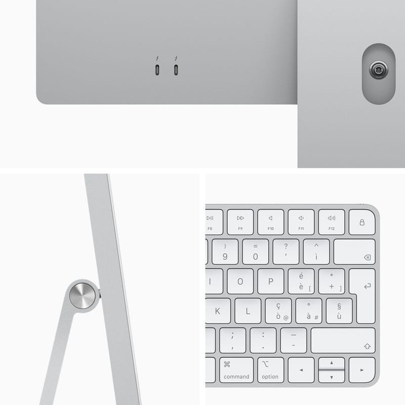 Apple iMac 2021 24 4.5K M1/8GB/256GB SSD Plata - MGPC3Y/A - Ítem4