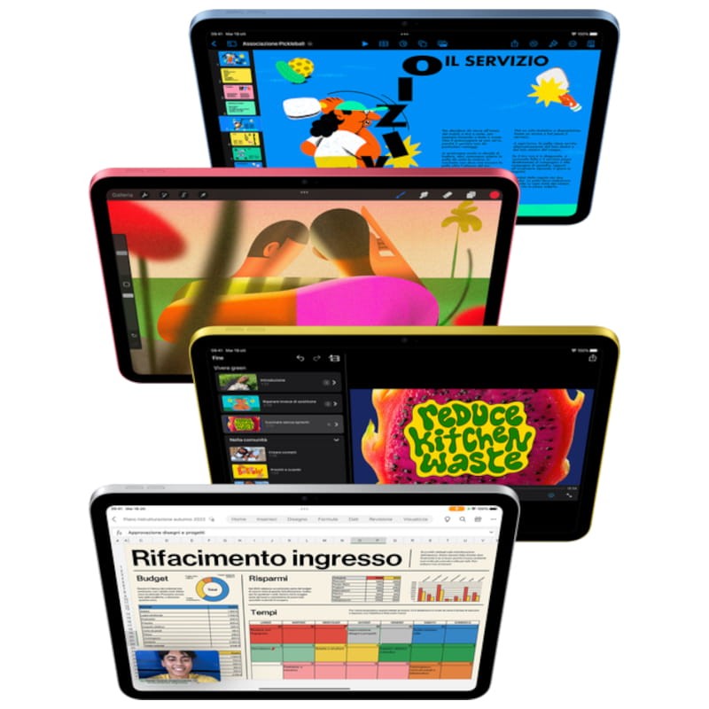 Apple iPad 2024 10ª Gen 10.9 256GB Wi-Fi iPadOS 18 Plata - Ítem2