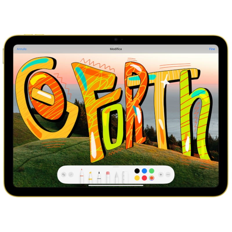 Apple iPad 2024 10ª Gen 10.9 256GB Wi-Fi iPadOS 18 Plata - Ítem3