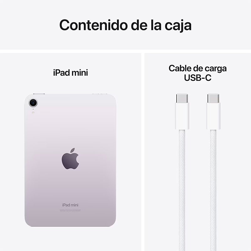 Apple iPad Mini 2024 8.3 128GB WiFi Púrpura - Ítem8