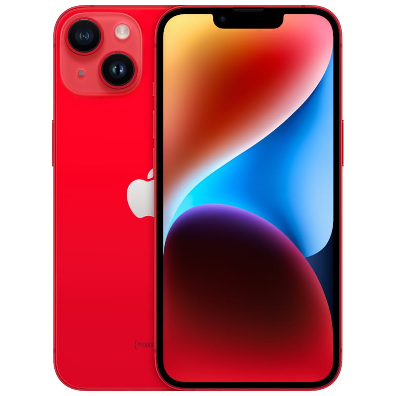 Apple iPhone 14 Plus - 128GB - Rojo - Chip A15 Bionic