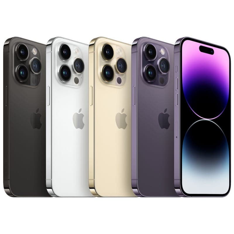 Apple iPhone 14 Pro 128 Go Or Reconditionné - Excellent état Couleurs