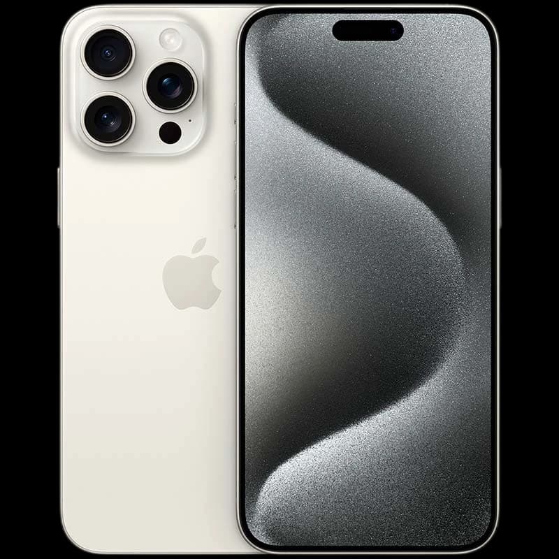 iPhone 15 Pro Max 5G 256Go Titane Blanc Renewed - État Excellent