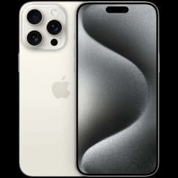 iPhone 15 Pro Max 5G 256Go Titane Blanc Renewed - État Excellent