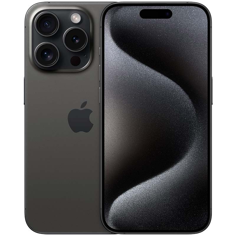 APPLE Funda de silicona con MagSafe para iPhone 15 Pro, Negro