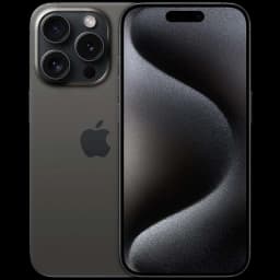 iPhone 15 Pro 5G 128Go Titane Noir Renewed - État Excellent