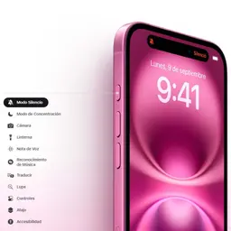 botón Acción del Teléfono móvil Apple iPhone 16 Plus 5G 128GB Rosa