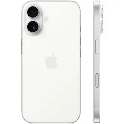 vista trasera y lateral del Teléfono móvil Apple iPhone 16 Plus 5G 256GB Blanco
