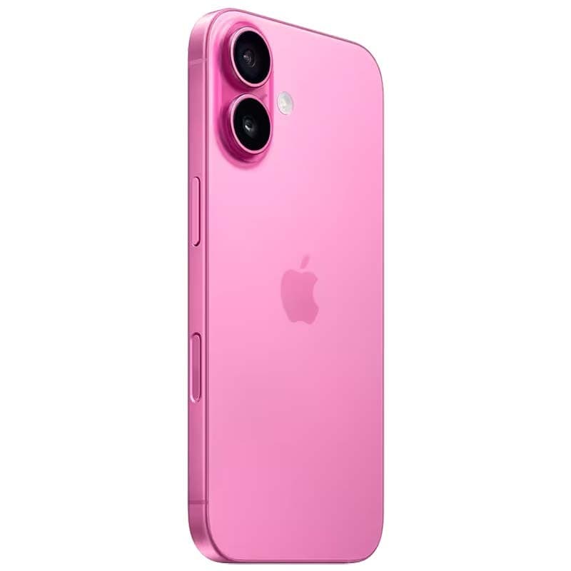 vista trasera del Teléfono móvil Apple iPhone 16 Plus 5G 128GB Rosa