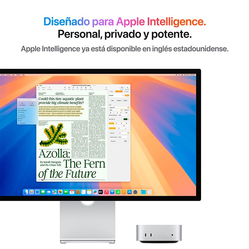 Apple Mac mini M4 24Go/512Go SSD macOS Argent - Ítem3